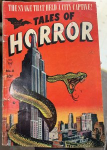 TALES OF HORROR #8 Toby Press 1953 Pre-Code Era Horror Comic Please See all Pics 