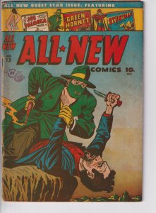 ALL NEW COMICS #13 (Jul 1946) VG 4.0 cream to off white, see description.