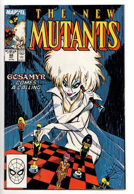 New Mutants #68 - Illusion! / Wolfsbane / Magik / Gosamyr (Marvel, 1988) - NM