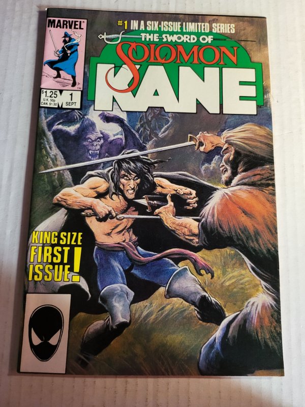 The Sword of Solomon Kane #1, 2, 4,5,6 Direct Edition (1985)
