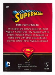 2013 Superman (Cryptozoic) card set #1-62 complete NM/MT