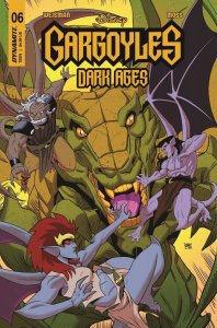 GARGOYLES DARK AGES #6 COVER G 1:7 MOSS ORIGINAL (NEAR MINT)