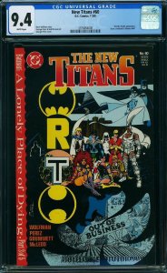 New Titans #60 (1989) CGC 9.4 NM