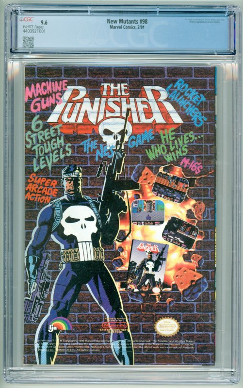 The New Mutants #98 (1991) CGC 9.6! 1st Appearance of Deadpool!