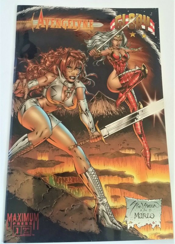 1994  Avengelyne # 1  Maximum Comic Chromium Reflector   (CB-111)