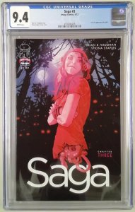 SAGA 3 CGC 9.4 1ST APP IZABEL (SLAB GRADE)