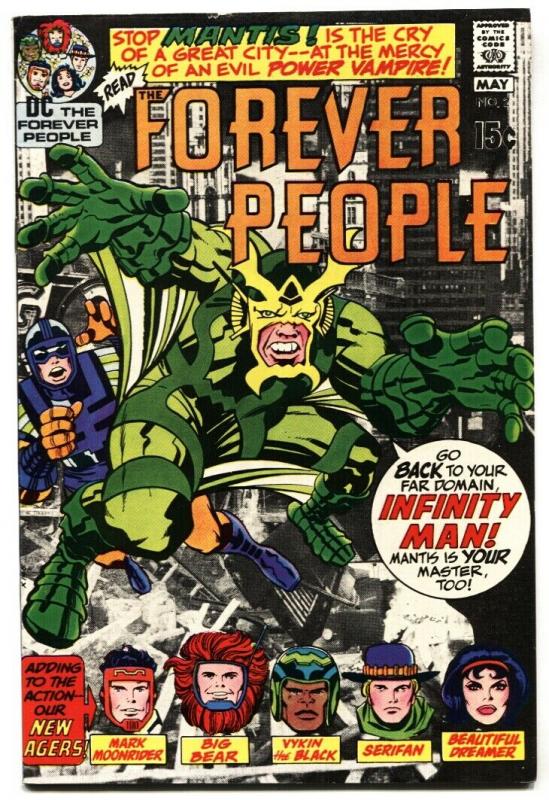 FOREVER PEOPLE #2 First DEESAD and MANTIS - DC - VF