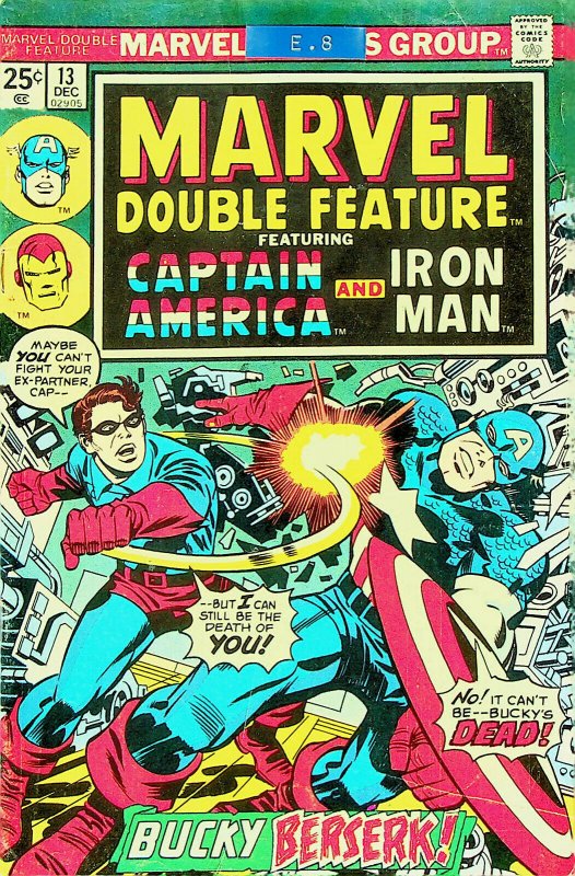 Marvel Double Feature #13 (Dec 1975, Marvel) - Good- 