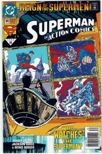 Action Comics #689 1st Superman Black Suit NM