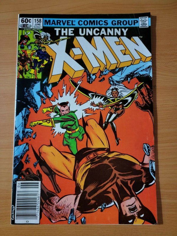 Uncanny X-Men #158 Newsstand Variant ~ VF - NEAR MINT NM ~ 1982 Marvel Comics