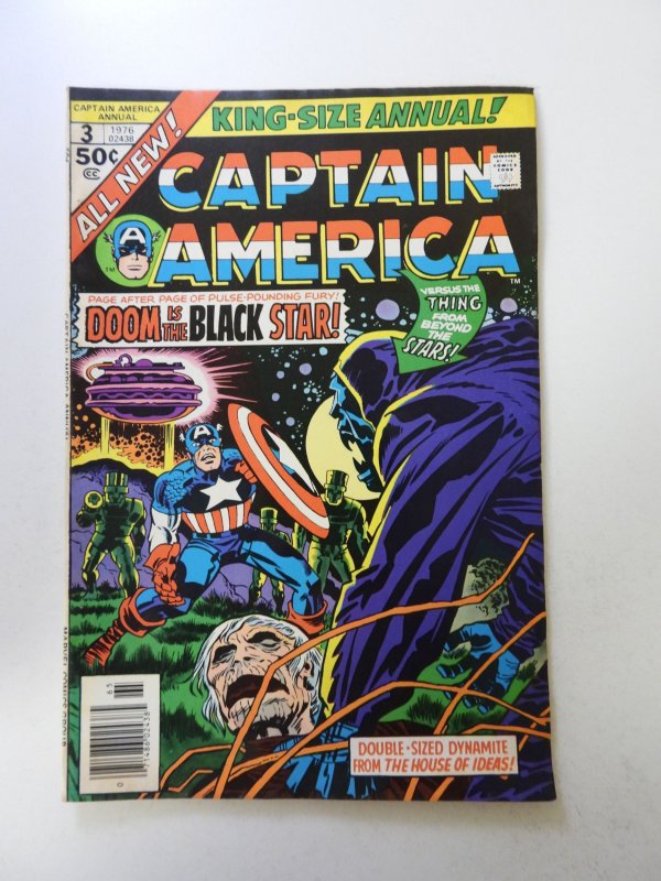 Captain America Annual #3 (1976) FN/VF condition