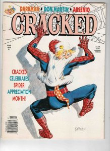 VINTAGE Jan 1991  Cracked Magazine #260 Spider-Man Darkman