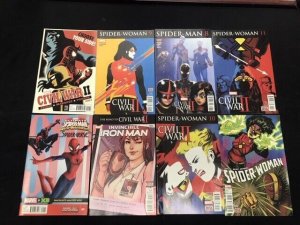 SPIDER-WOMAN 8PC LOT (VF/UNC) VARIANT COVER!! 2016