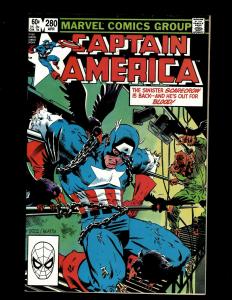 12 Captain America Comics #277 278 279 280 281 282 283 285 286 287 288 289 J411