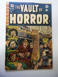 Vault of Horror #30 (1953) GD Condition tape on spine 2 3/4 missing piece fc