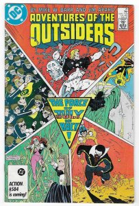 Adventures of the Outsiders #41 Direct Edition (1987)