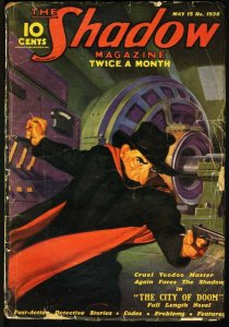 SHADOW 1936 MAY 15-STREET AND SMITH PULP-RARE G