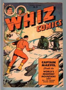 WHIZ COMICS #70-1946-CAPTAIN MARVEL-SPY SMASHER-GOLDEN AGE-VG minus VG-