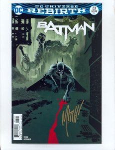 Batman #23 Tim Sale Variant signed by penciller Mitch Gerards no COA