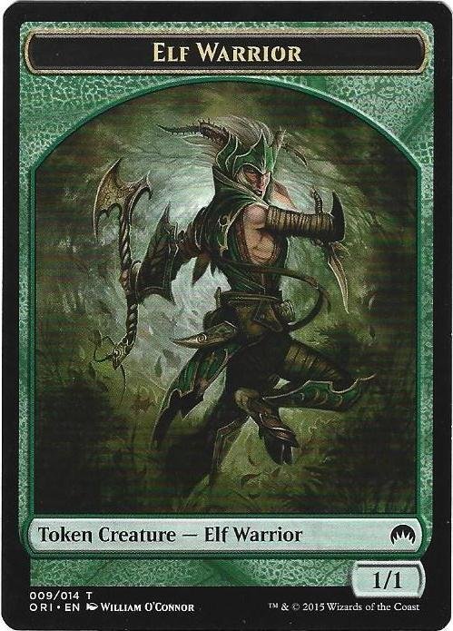 Magic the Gathering: Origins - Elf Warrior Token