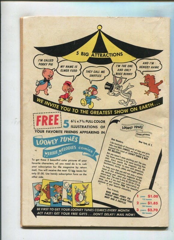 FOUR COLOR #109 (3.0/3.5) LOONEY TUNES!! 1950