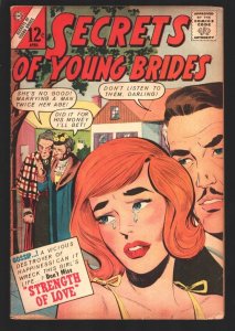 Secrets Of Young Brides #36 1963-Charlton-Injury to the eye story-Love triang...