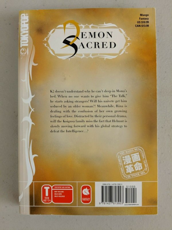 Demon Sacred Vol 1-4 Full Set (TokyoPop, 2010) Natsumi Itsuki 1 2 3 4 