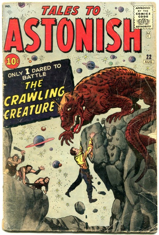 TALES TO ASTONISH #22-comic book 1961-MARVEL-KIRBY-DITKO-HORROR G