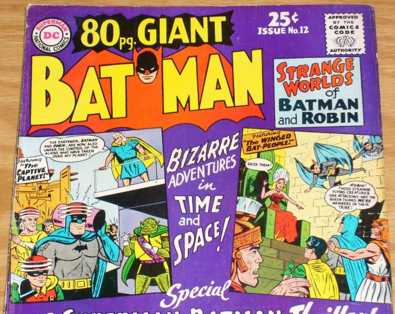 80 Page Giant #12 FN- july 1965 - batman - robin - silver age dc comics