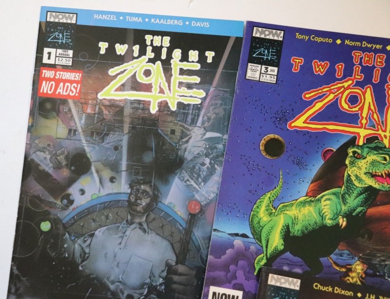 The Twilight Zone Now Comics- Lot of 4-#1 (v.3), #3 (v.3), #3 (v.4), $4 (v.2)