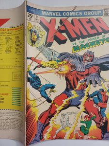 X-Men #91 - reprints X-Men #42 - Magneto - 1974 - VG/FN