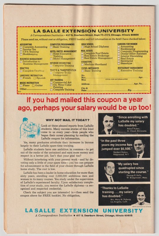 Sgt. Fury And His Howling Commandos #100 (Jul 1972, Marvel), VG condition (4.0)