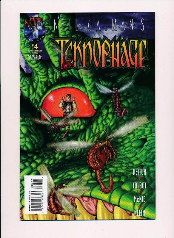 Neil Gaiman's TEKNOPHAGE  #4,5,6 - Tekno Comics ~VF/NM (HX200)