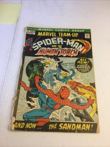 Marvel Team-Up 1 Gd- Good- 1.8 Bottom Staple Detached Marvel Comics