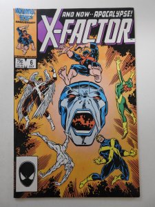 X-Factor #6 (1986) 1st Apocalypse!! Beautiful NM- Condition!