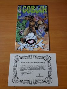Goblin #3 8x Signed /w COA ~ NEAR MINT NM ~ 1994 Goblin Studios Comics