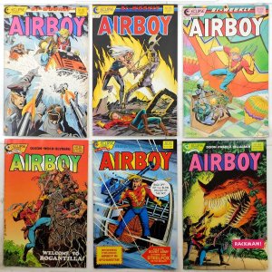 Airboy Lot of 6 #22, 30, 32, 35, 40, 44 (1987) Eclipse Comics 1st Print