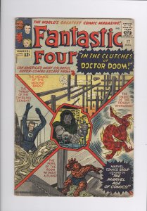 Fantastic Four # 17  (VG-)  (1963)  Early Silver Age Classic!