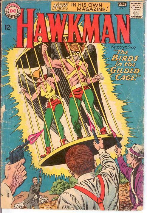 HAWKMAN 3 FAIR  September 1964 COMICS BOOK