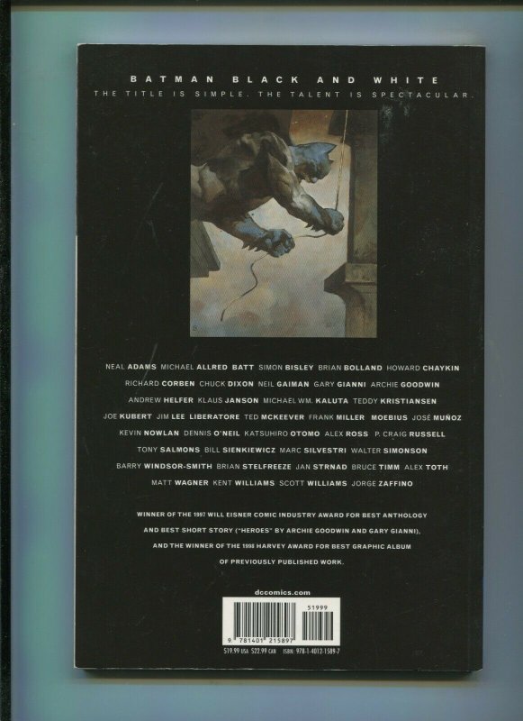 BATMAN: BLACK AND WHITE VOL. 1 TPB (8.0) SOFTCOVER!! 2007