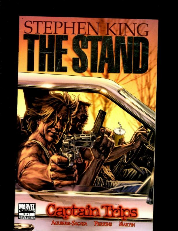 10 The Stand Comics Captain Trips #1 2 3 4 5 American Nightmares 1 2 3 4 5 J398