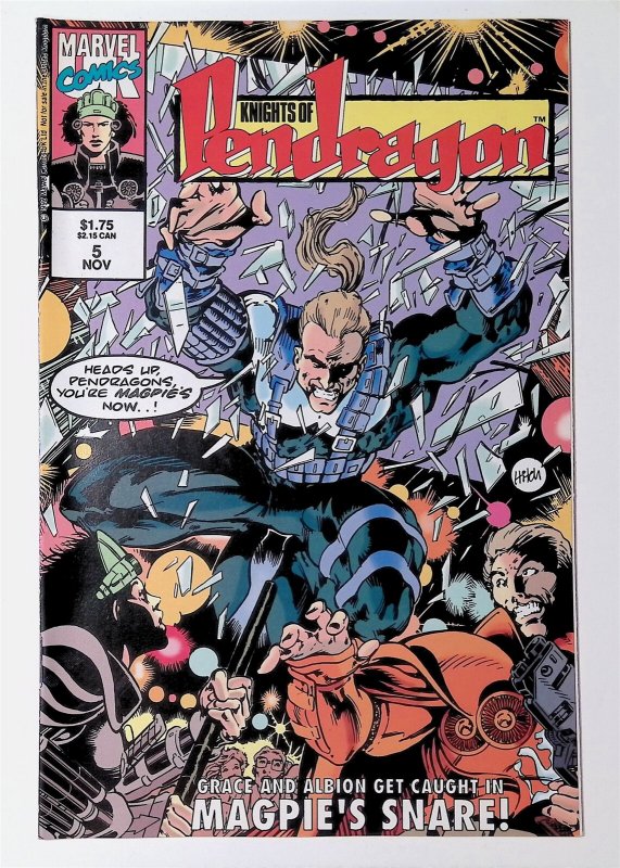 Knights of Pendragon (2nd Series) #5 (Nov 1992, Marvel UK) FN/VF