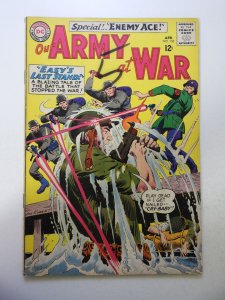 Our Army at War #153 (1965) VG Condition centerfold detached at 1 staple