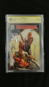 Deadpool 10 CBCS 9.8 Cover A SIGNED Rob Liefeld Exclusive 1st Major X Appearance