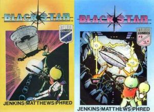 BLACK STAR (IMPERIAL) 1-2  complete run!  JAMES JENKINS COMICS BOOK
