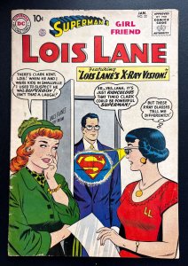 Superman's Girl Friend, Lois Lane #22 (1961) Silver Age 1/2 cover split