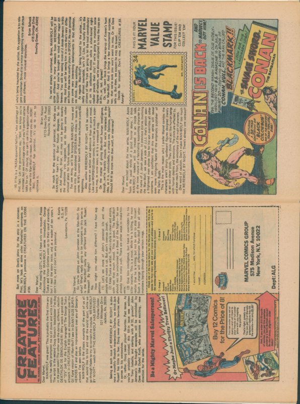 Creatures on the Loose #32 (1974) MVS intact, Kraven appearance