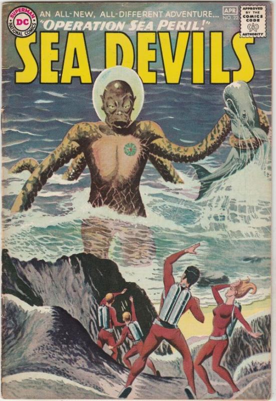 Sea Devils #22 (Apr-65) VF/NM High-Grade Sea Devils (Dane Dorrence, Biff Bail...