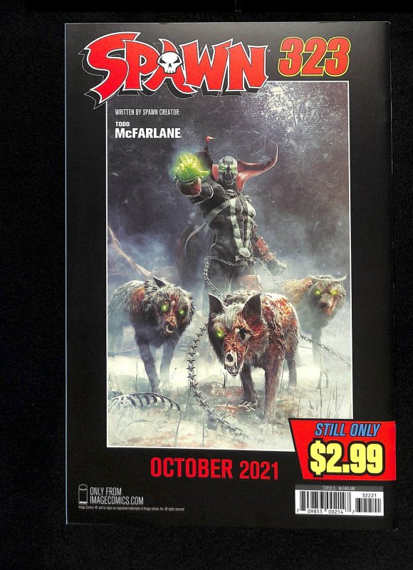 Spawn #322 Carlo Barberi Variant Cover B