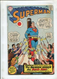 SUPERMAN #184 - DEMON UNDER THE RED SUN! - (5.0) 1966